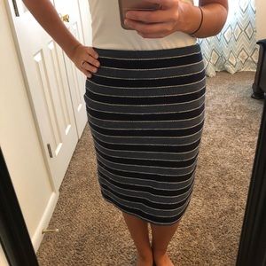 Shades of Blue Loft Skirt